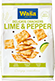 DELICATE CRACKERS LIME & PEPPER 12X150G